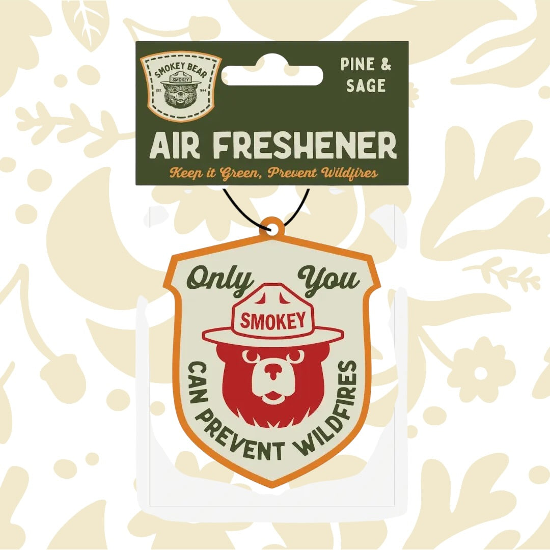 Good & Well Supply Co Smokey Bear Vehicle Air Freshener Pine & Sage