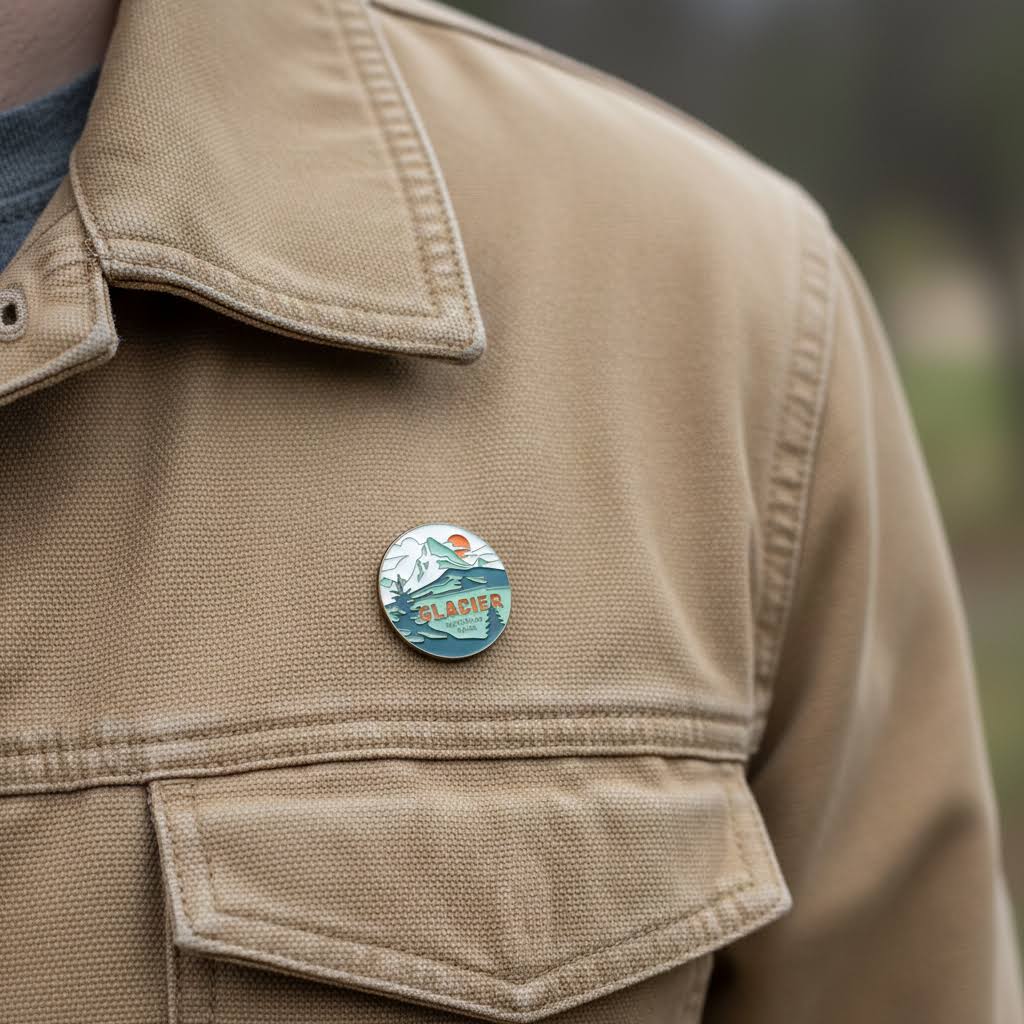The Landmark Project Glacier National Park Pin