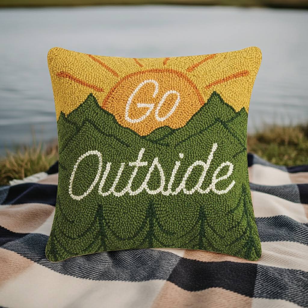 Peking Handicraft Go Outdoors Hook Cushion