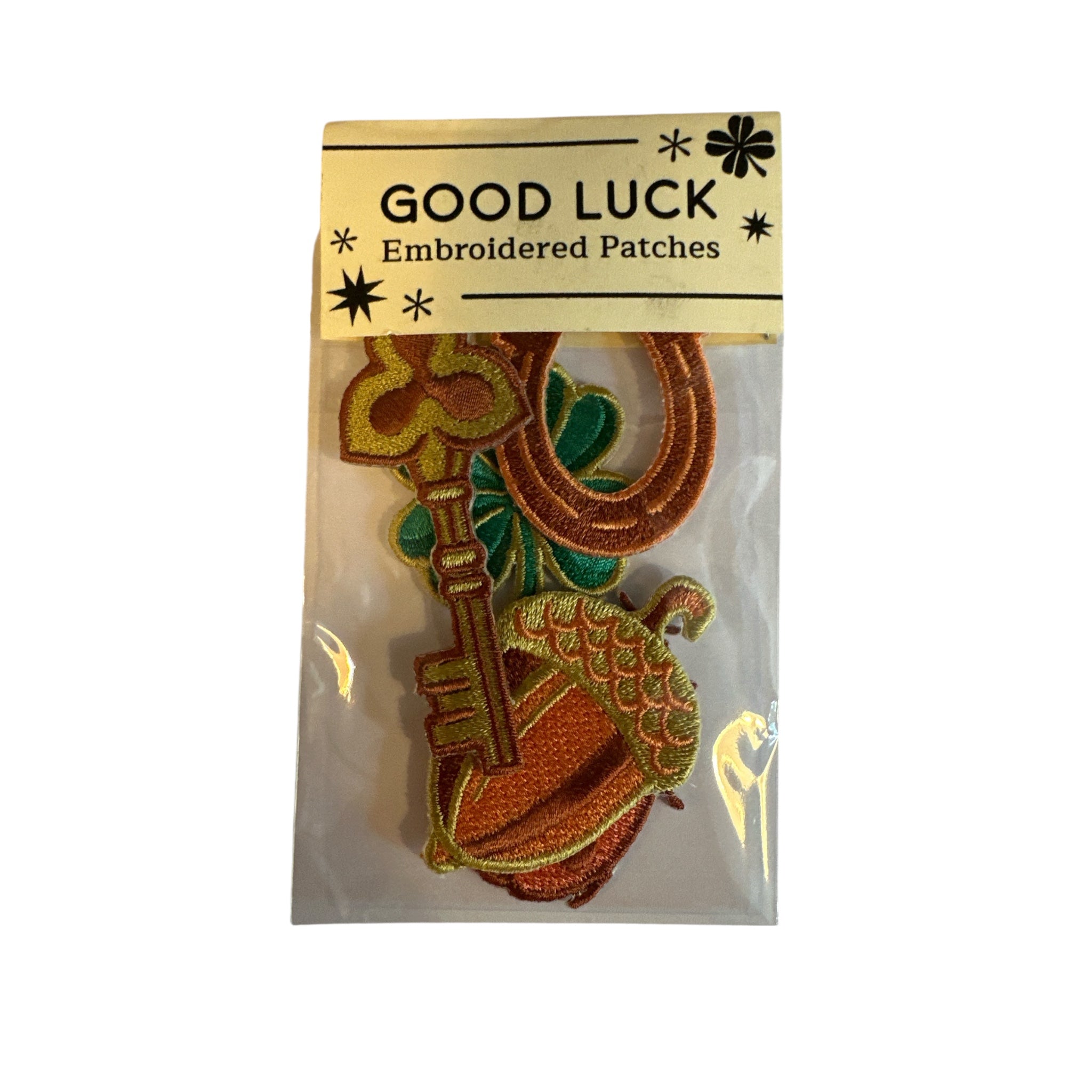 Kate O’Hara Good Luck Embroidered 5 Patch Set