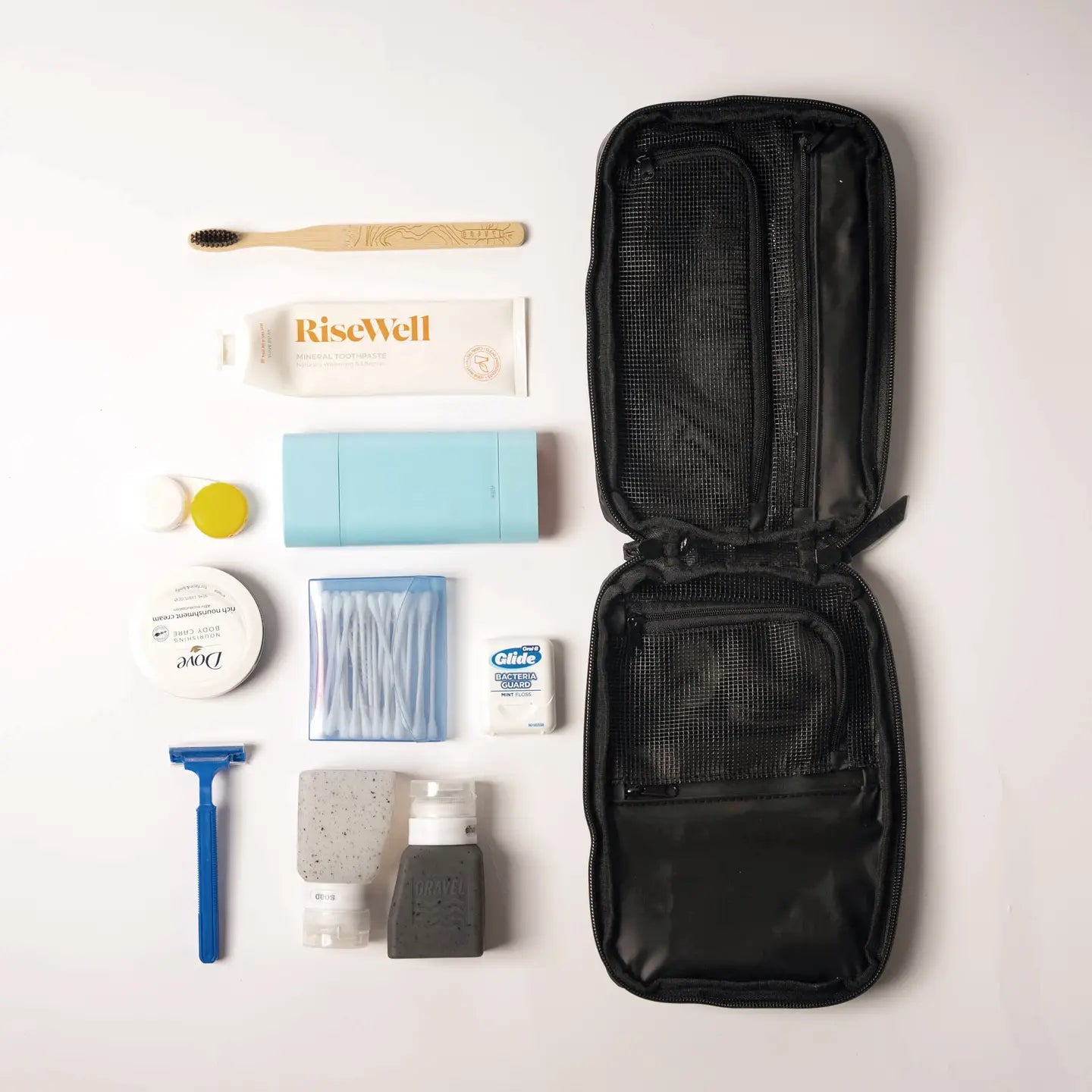 Gravel Outdoor Black Explorer Slim Washbag