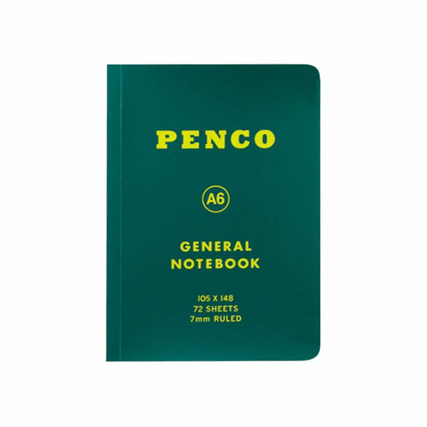 Hightide Penco Green A6 Notebook - University Stationery