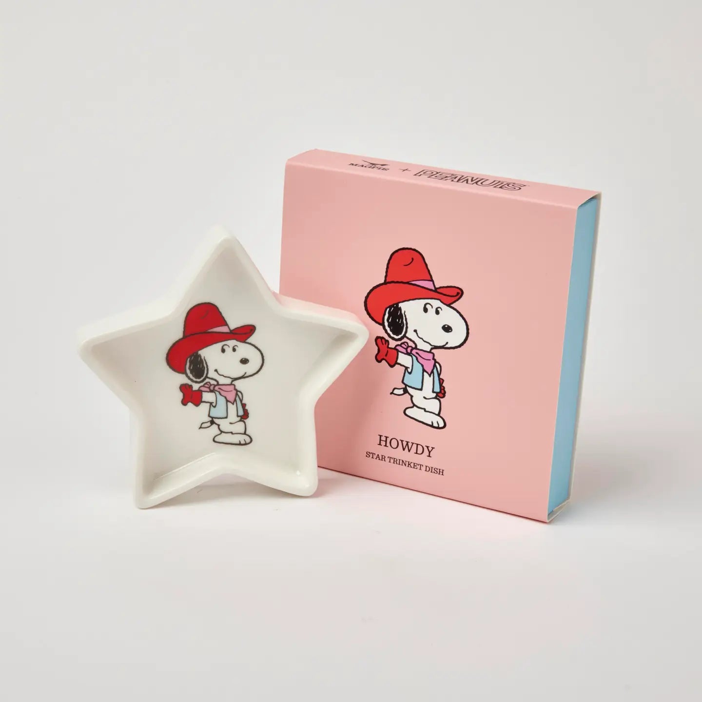 Magpie Gifts Peanuts Star Shaped Trinket Dish - Howdy