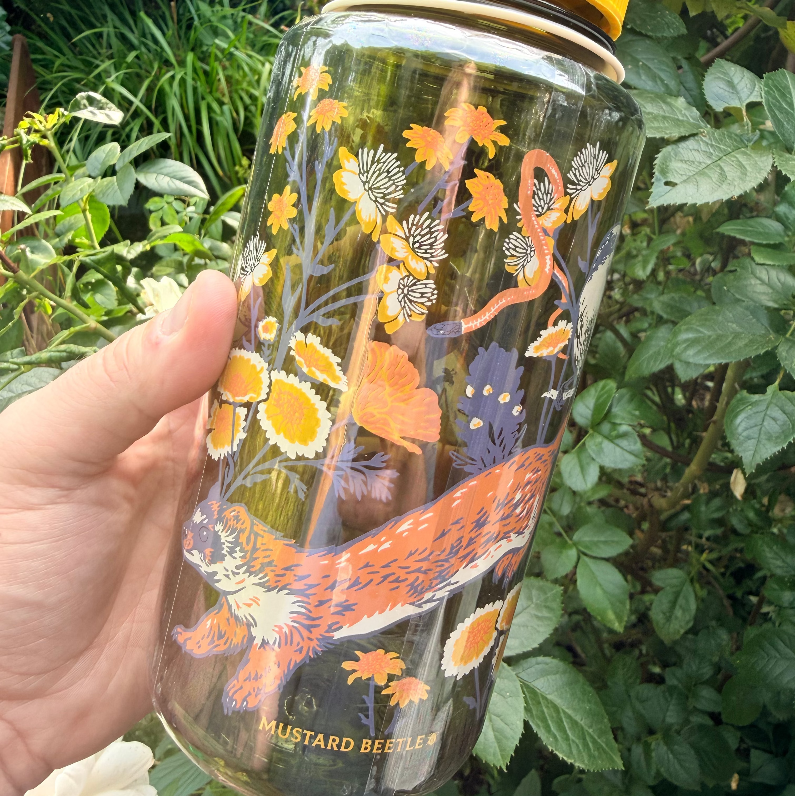 Mustard Beetle Nalgene Water Bottle 32oz: Carrizo Plain