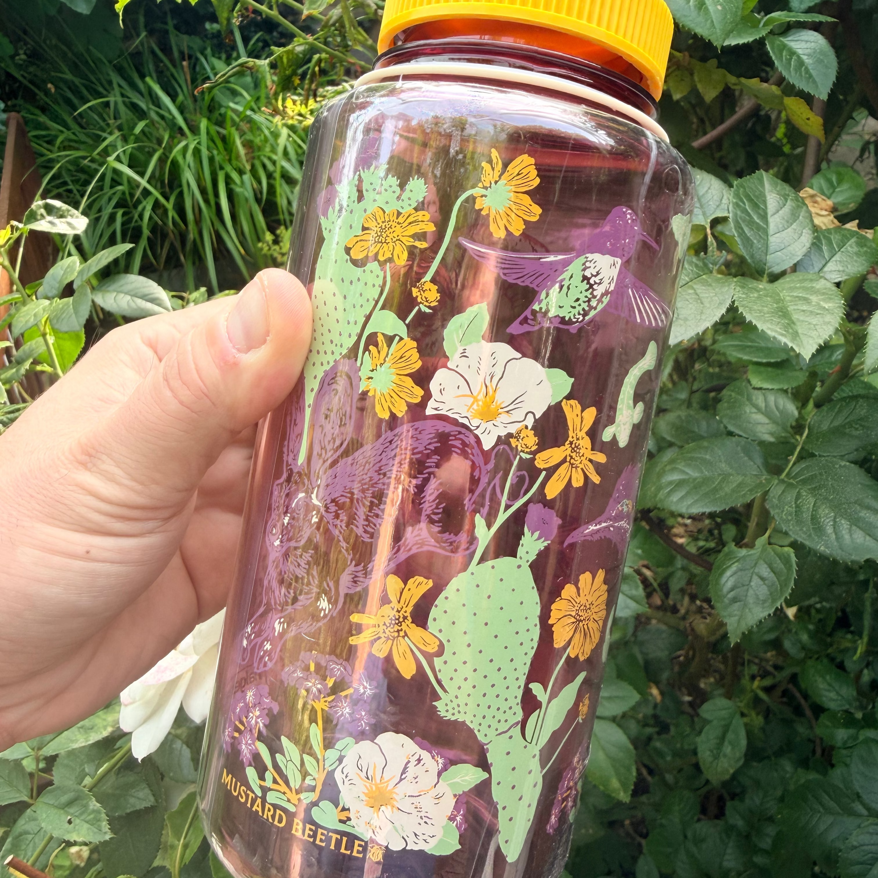 Mustard Beetle Nalgene Water Bottle 32oz: Anza Borrego