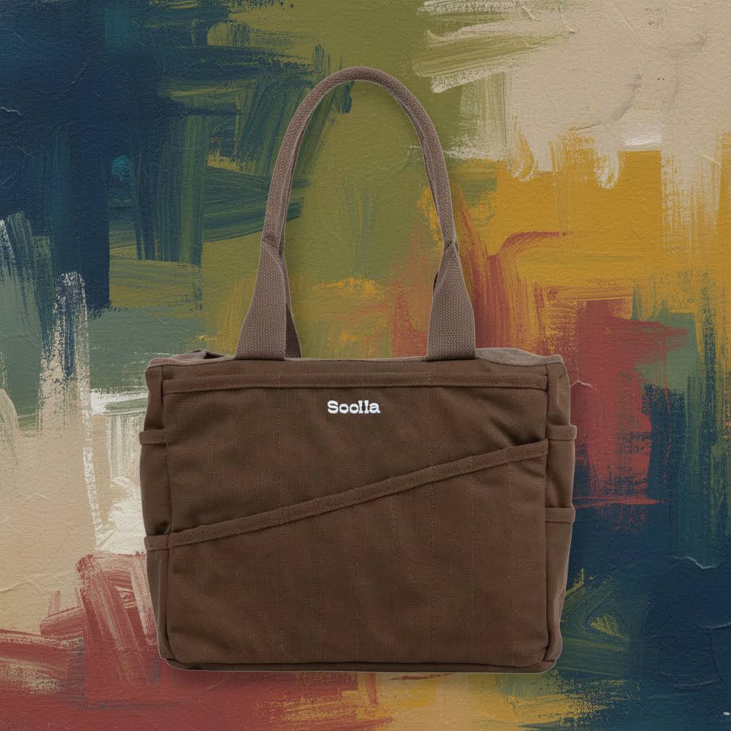Soolla Studio Pottery Artist Bag -  Coffee Bean (Back July 2026 / Add To Wishlist)