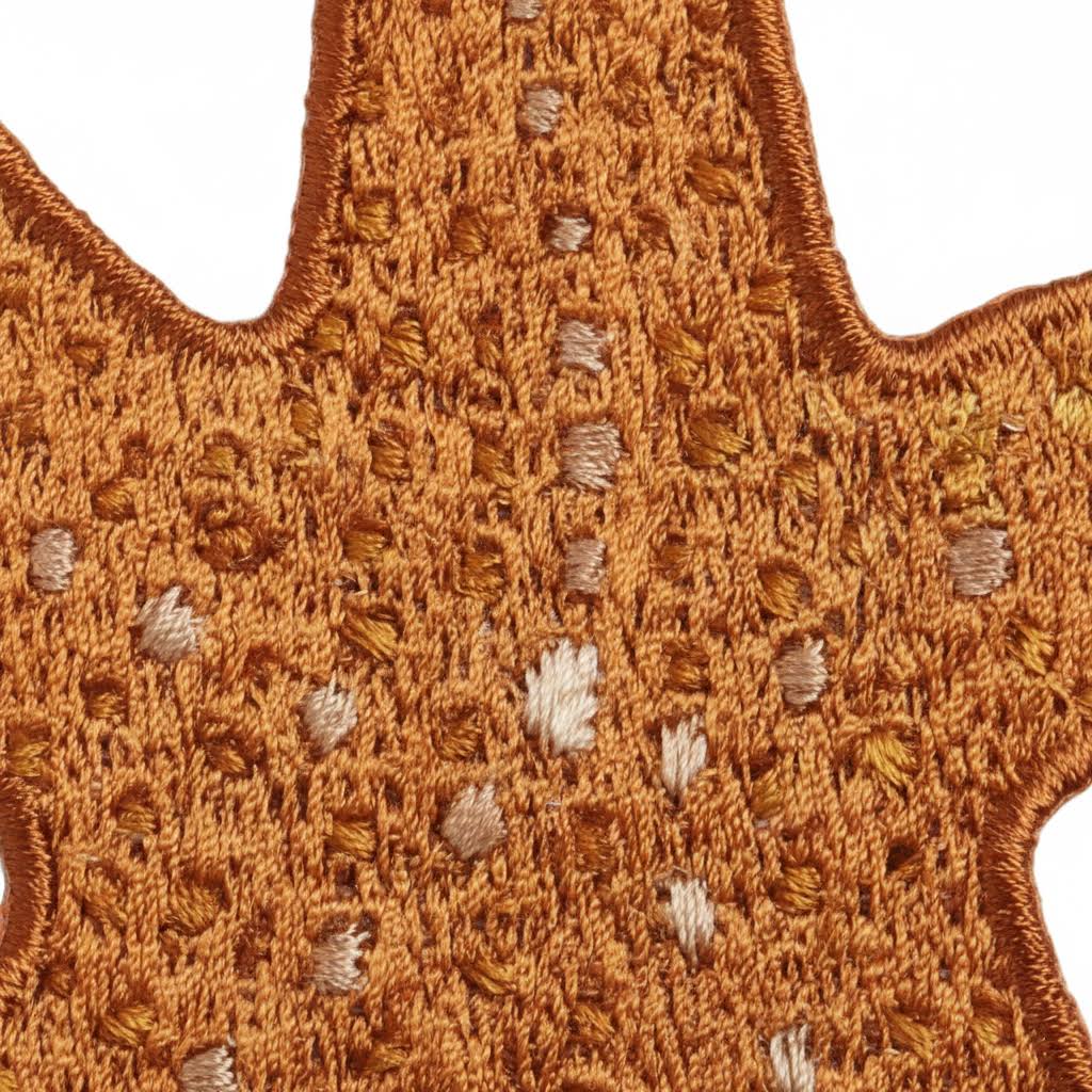 Mustard Beetle Ochre Sea Star / Starfish Iron On Patch