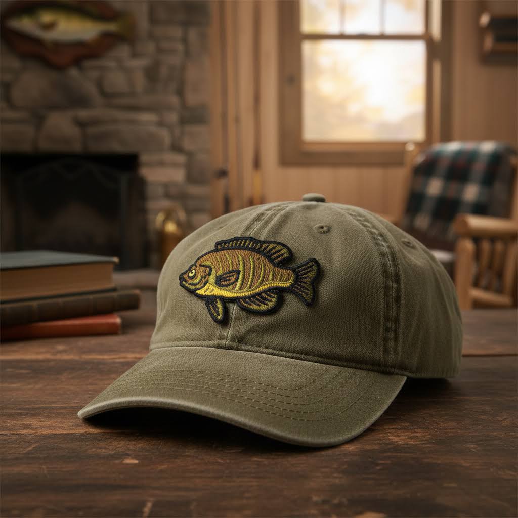 Union Made Blue Gill Embroidered Patch