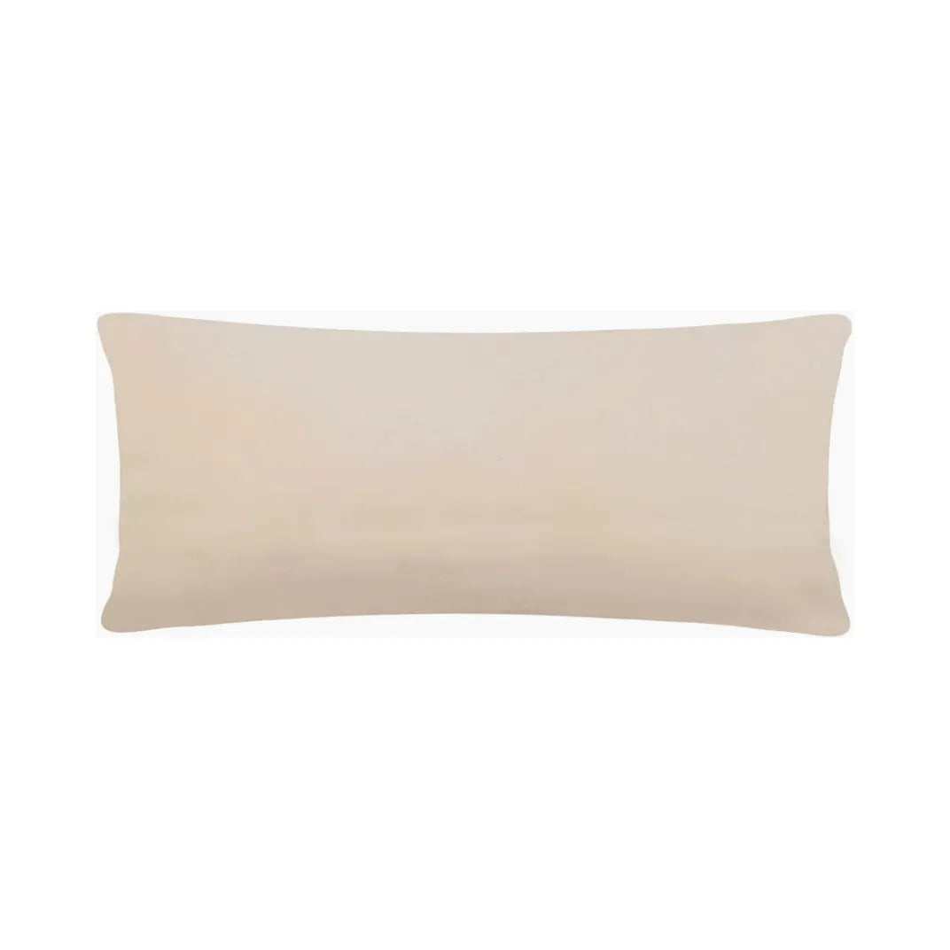 Peking Handicraft Small Trout Wool Hook Cushion, featuring a beige rectangular design with a smooth surface, displayed against a plain white background.