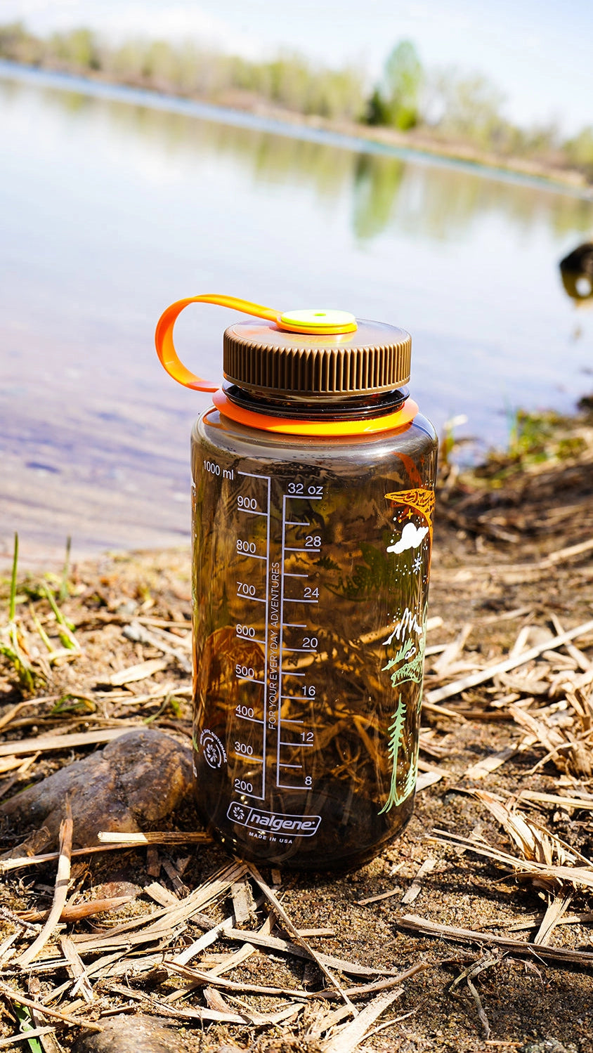Atomic Child Dinosaur 32oz Nalgene Water Bottle