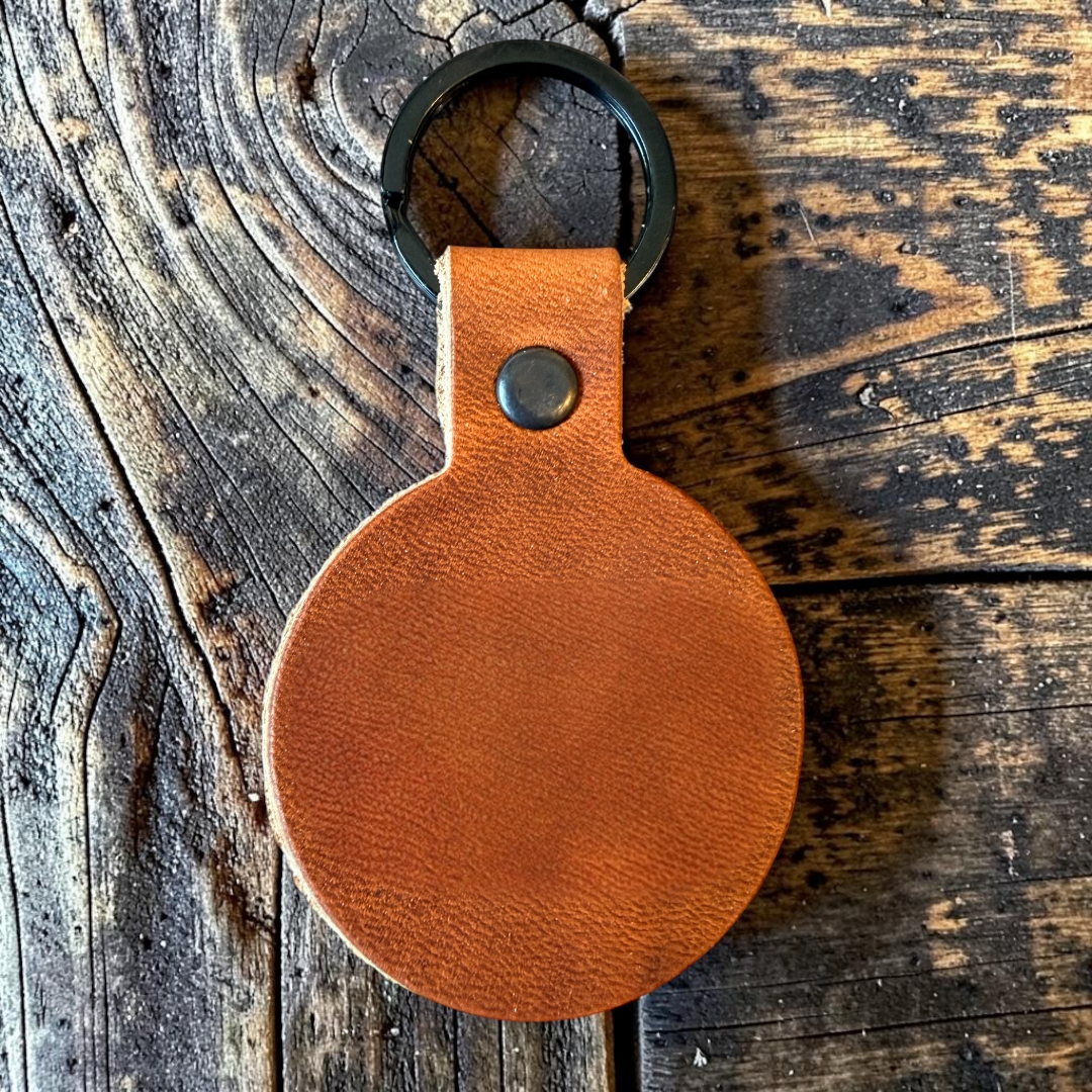 Forager Provisons X Kjøtt Supply Co Horween Derby Leather Keyring (Customise Me)