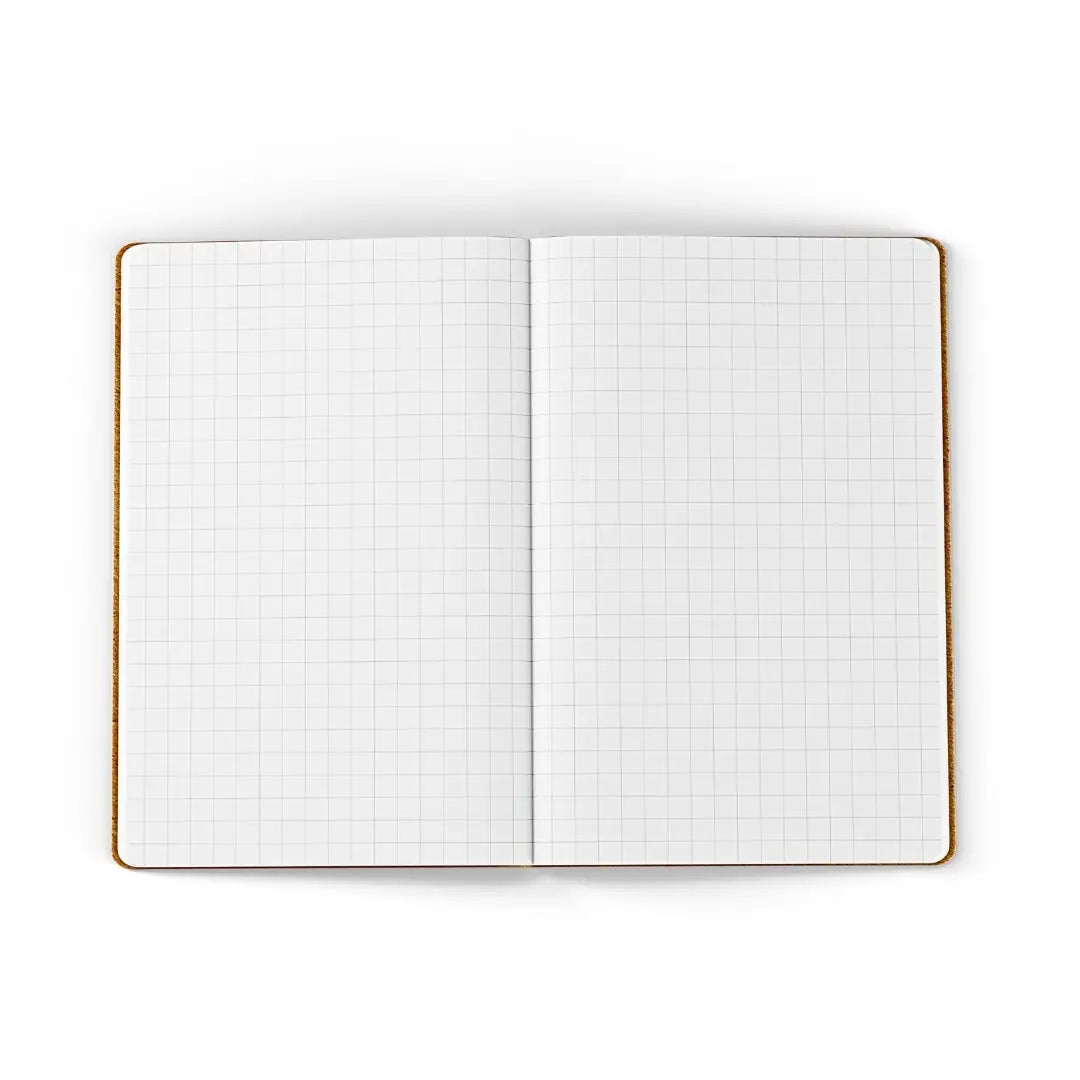 Forager Provisions LTD Lochby Tomoe River pocket notebook open to show the grid paper layout.