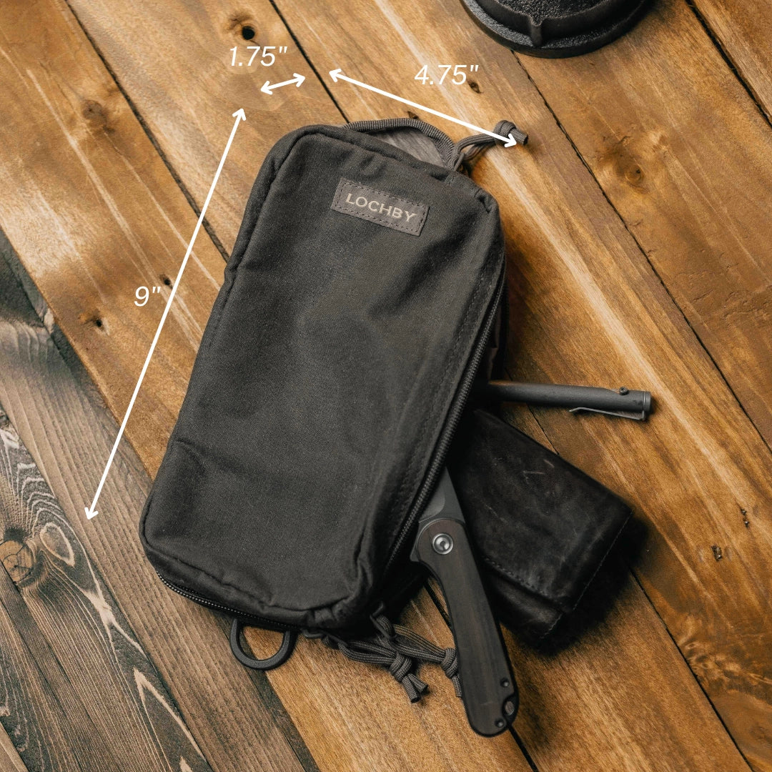 Lochby Venture Pouch - Charcoal