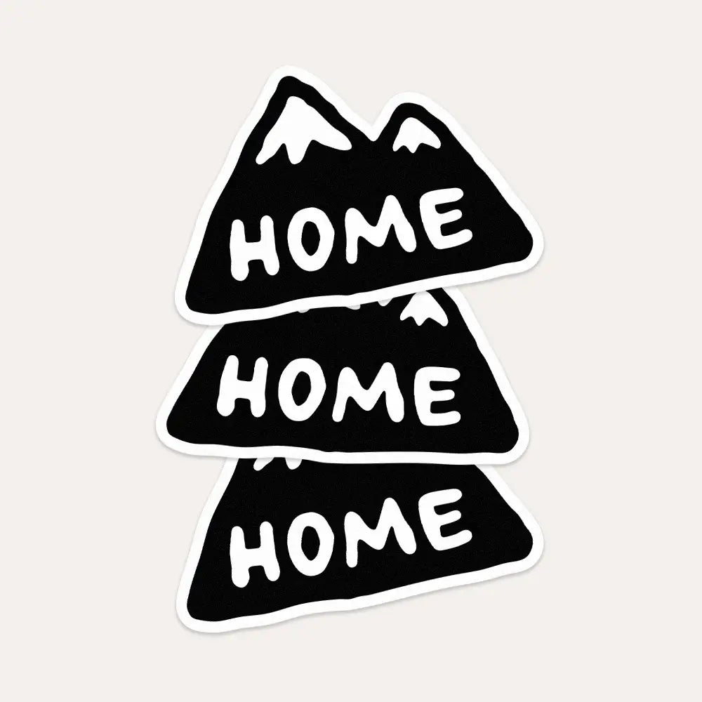 Union Made The Mountains Is My Home Vinyl Sticker (1 Unit)
