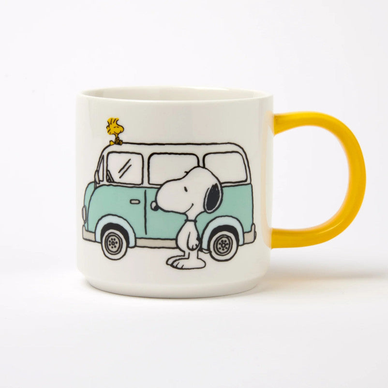 Magpie Gifts Happy Camper Snoopy Vegan Ceramic Mug