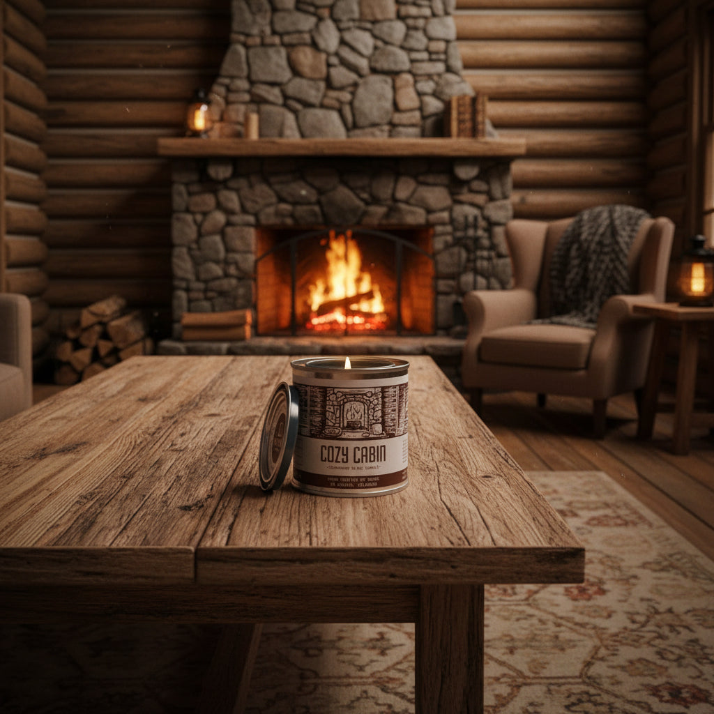 Moore Collection 1/2 Pint Candle - Cozy Cabin (Late Summer 2026)