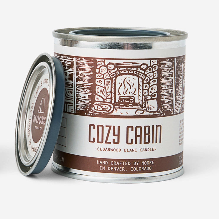 Moore Collection 1/2 Pint Candle - Cozy Cabin