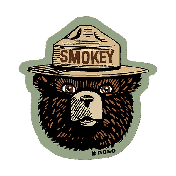 Smokey Bear Retro Logo x NoSo Repair Patch