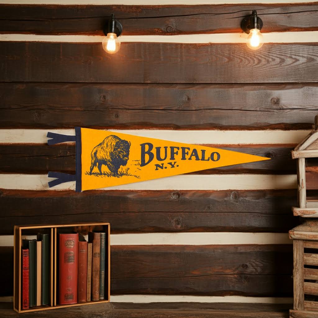 Oxford Pennant Illustrated Buffalo