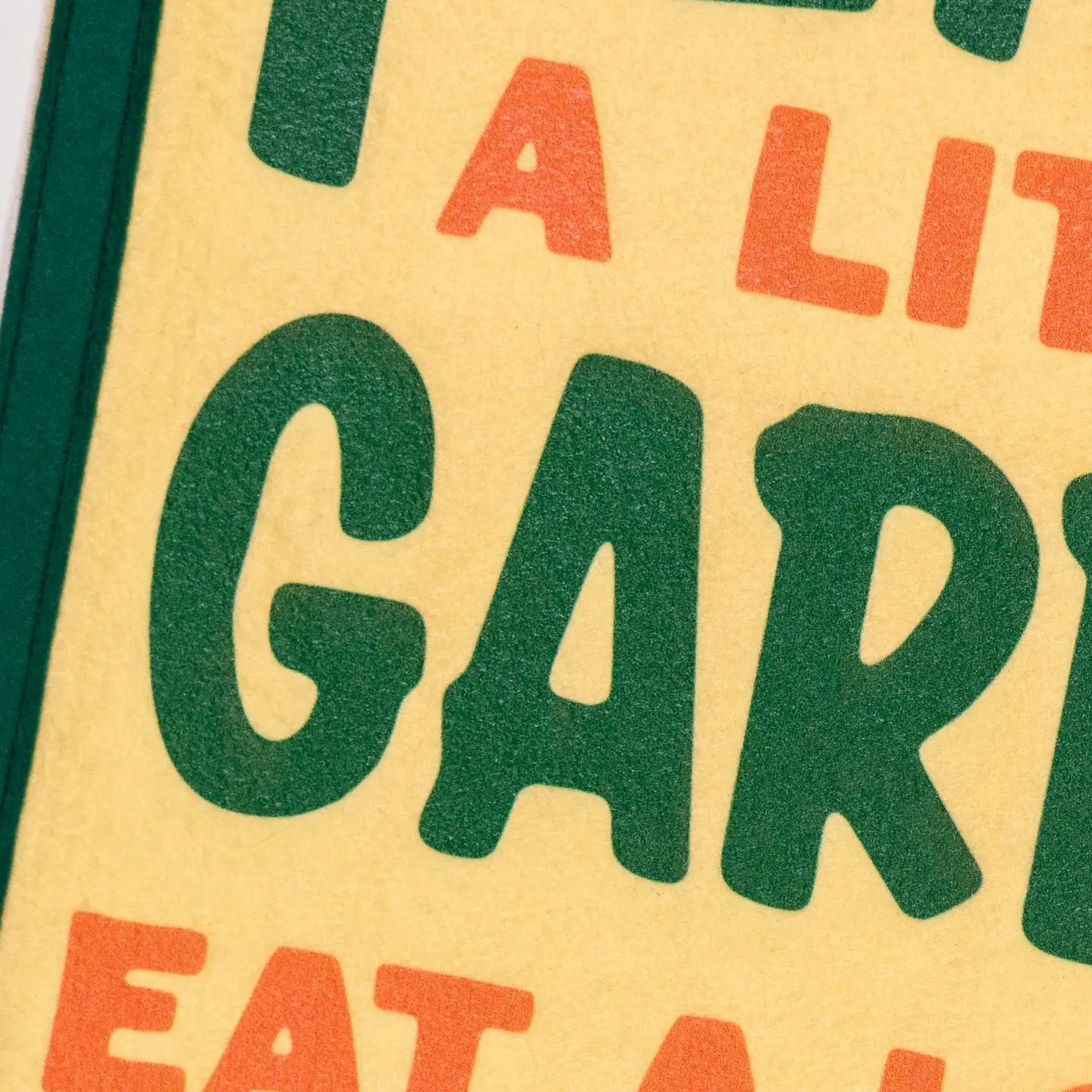 Oxford Pennant x John Prine Plant A Little Garden Eat A lot Of Peaches Camp Banner