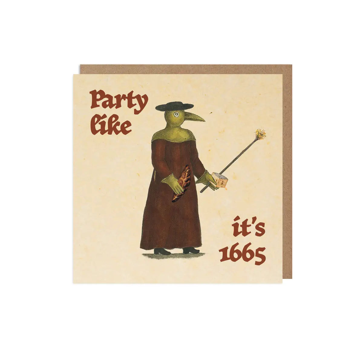 Betiobca “Party Like It’s 1665” Medieval Greeting Card