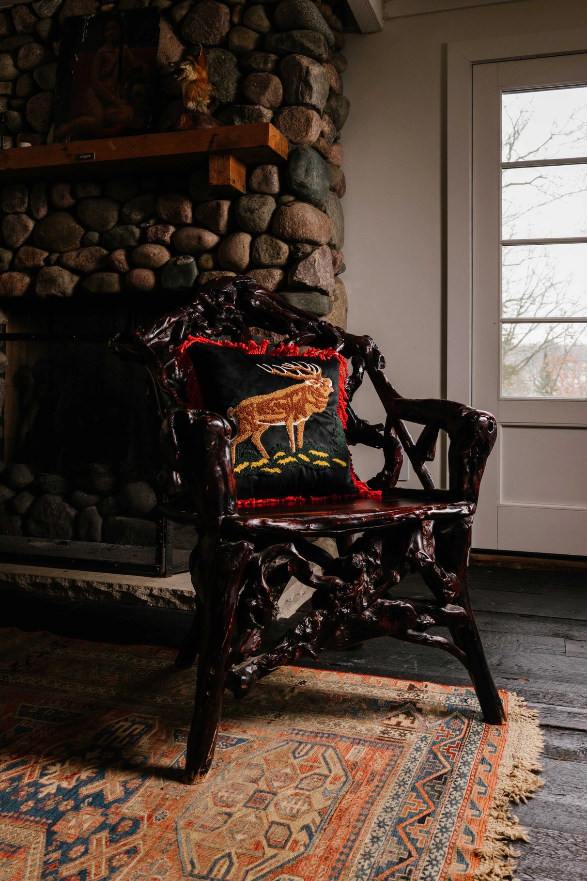 Camp Wandawega Elk Pillow 18X18