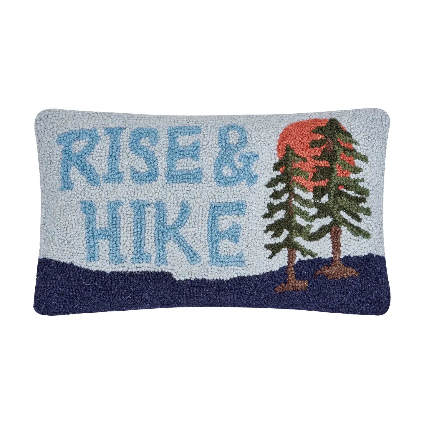Peking Handicraft Rise & Hike Wool Hook Cushion