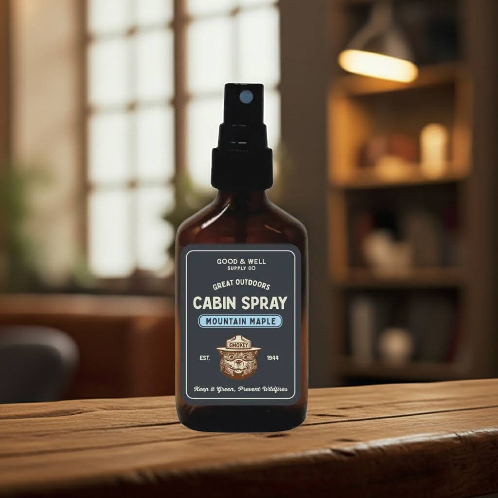 Good & Well Supply Co Mountain Maple Smokey Bear Cabin Spray