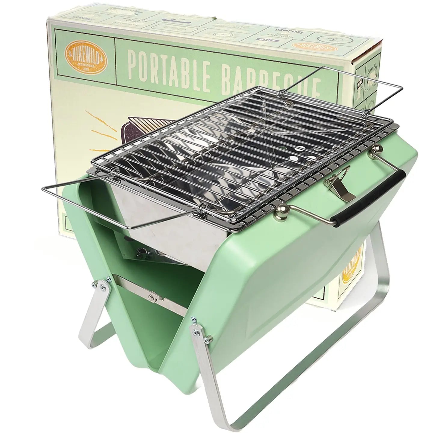 Rex Portable Suitcase BBQ - Pistachio
