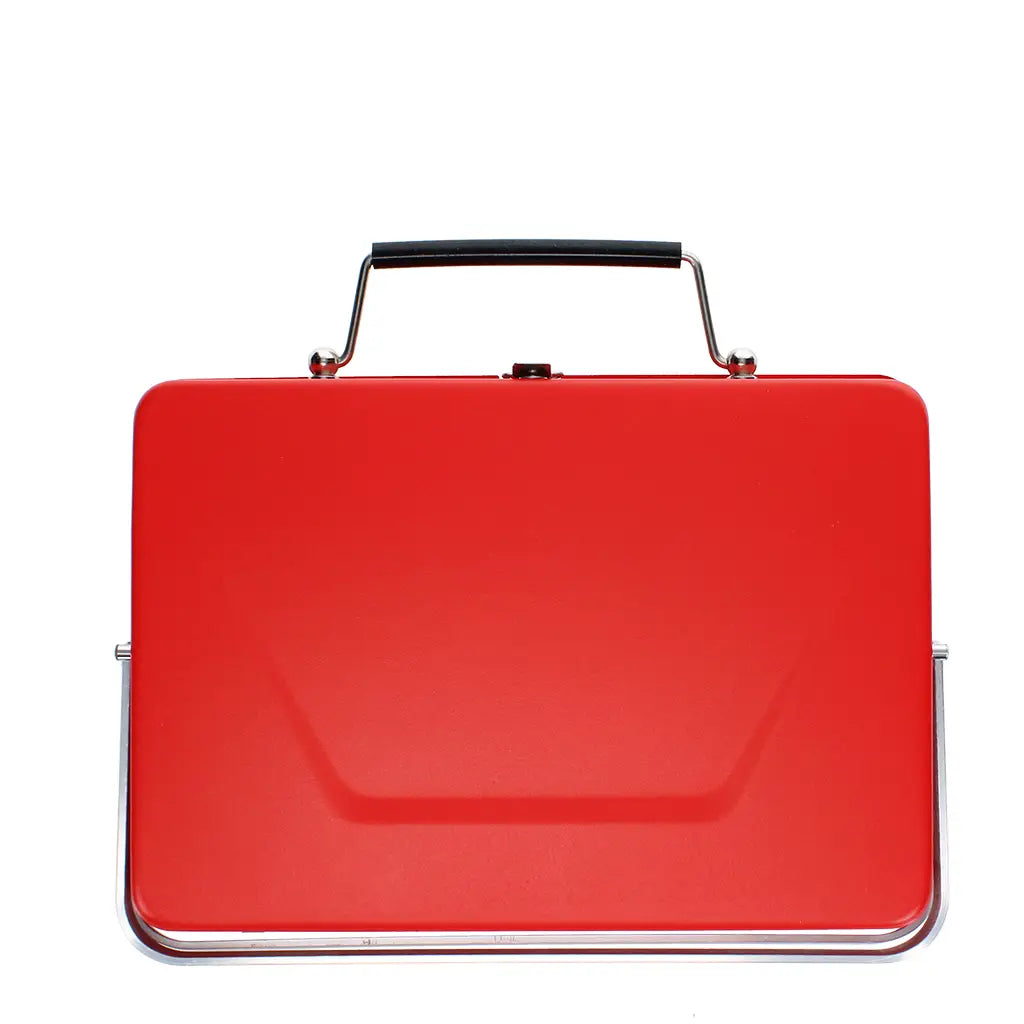 Rex Portable Suitcase BBQ - Red