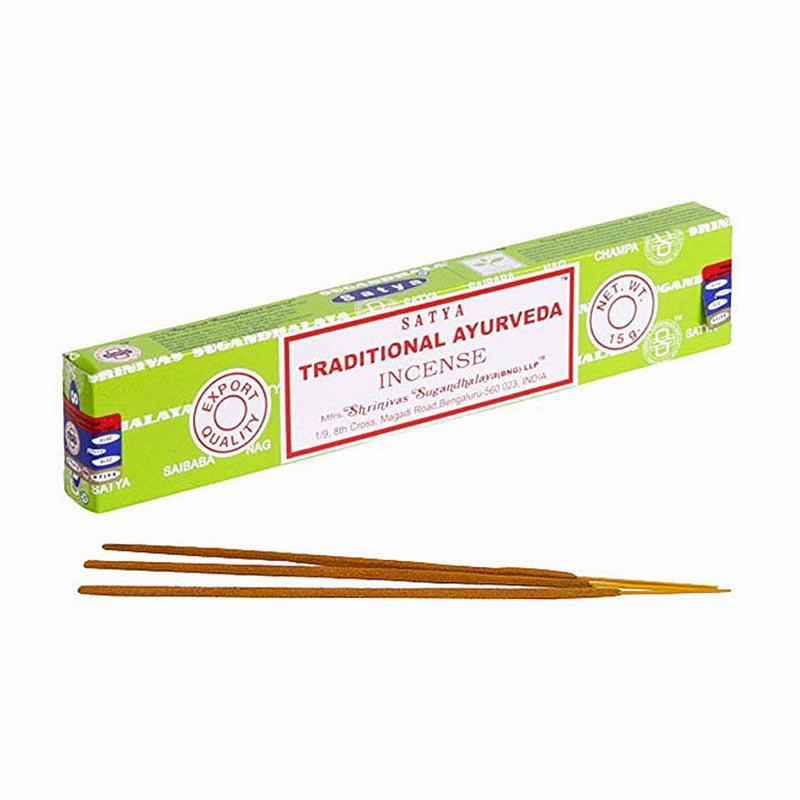 SATYA Traditional Ayurveda Incense Sticks 10 Pack