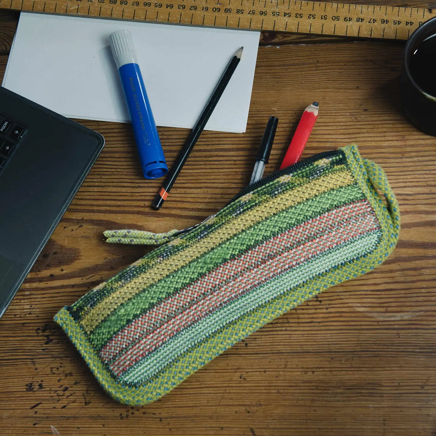 Scavenger Large Zip Pouch - Earth