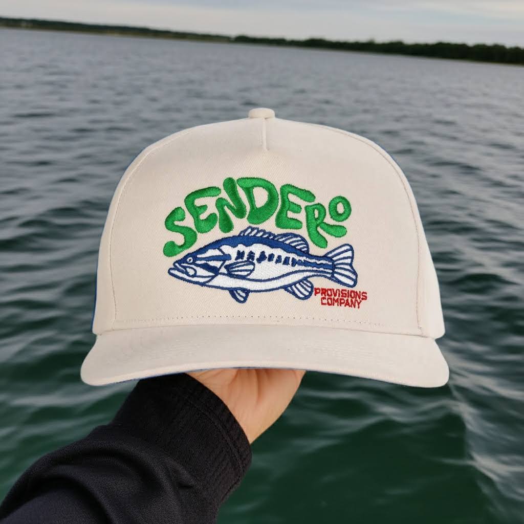 Sendero Provisions Lunker Fish Cap - White