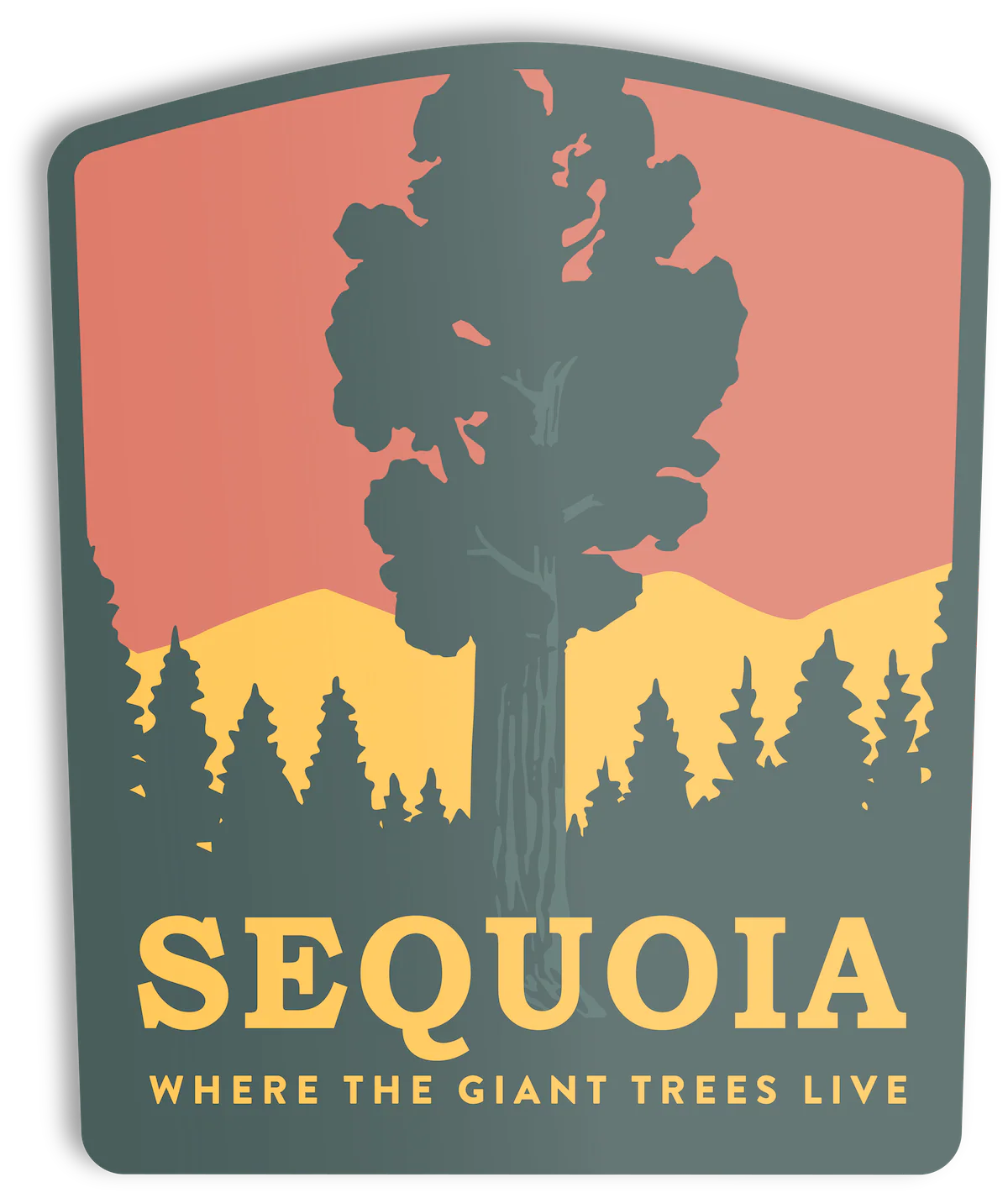 The Landmark Project Sequoia National Park Sticker