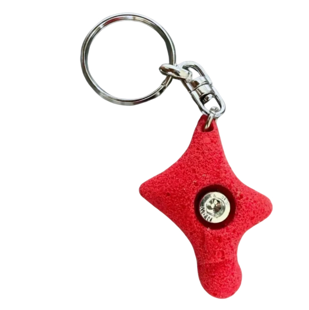 Seven Peaks Climber Speed Keychain - Red