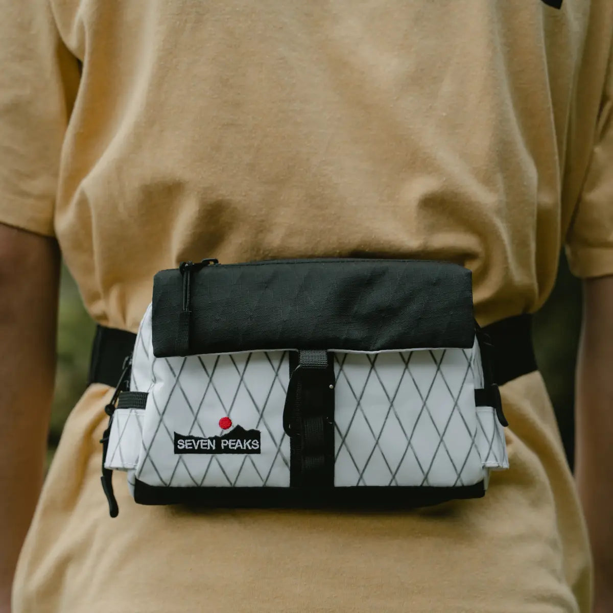 Seven Peaks Riñonera Fanny Pack - Blanco Y Negro