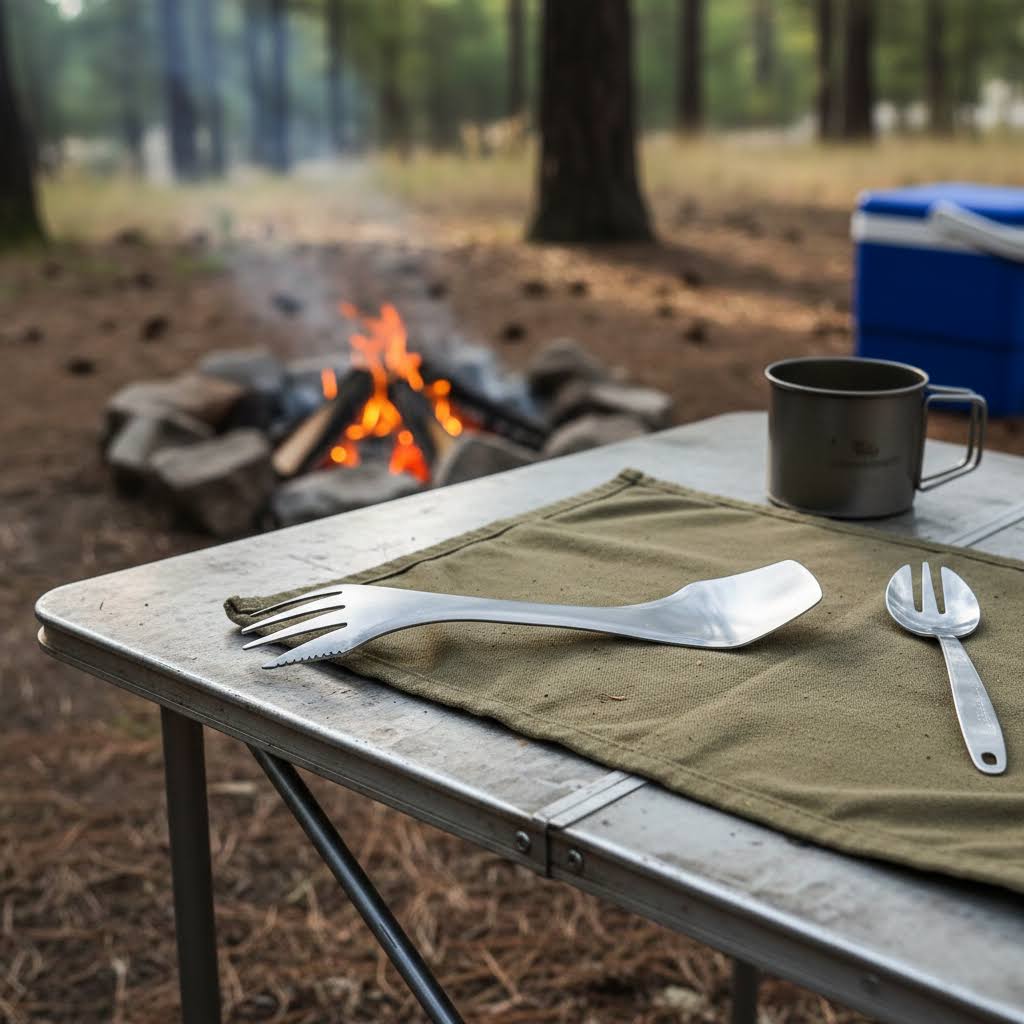 Skreppa TrekTensil 3-in-1 Titanium Cutlery