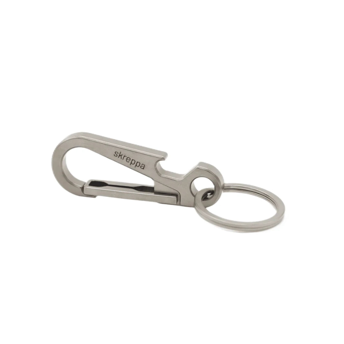 Skreppa Titanium Ultra Light Keyring—premium engraved EDC accessory, ultra-lightweight for daily use and stylish durability.