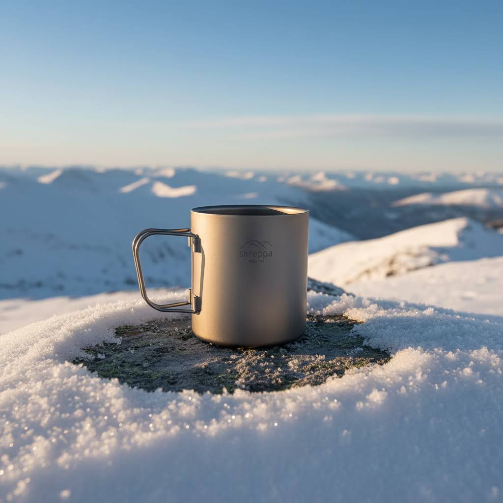 Skreppa Double Wall Titanium Mug 450ml