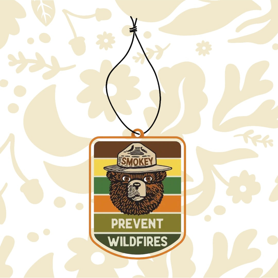 Good & Well Supply Co Smokey Bear Air Freshener – Pine & Citrus Car Freshener