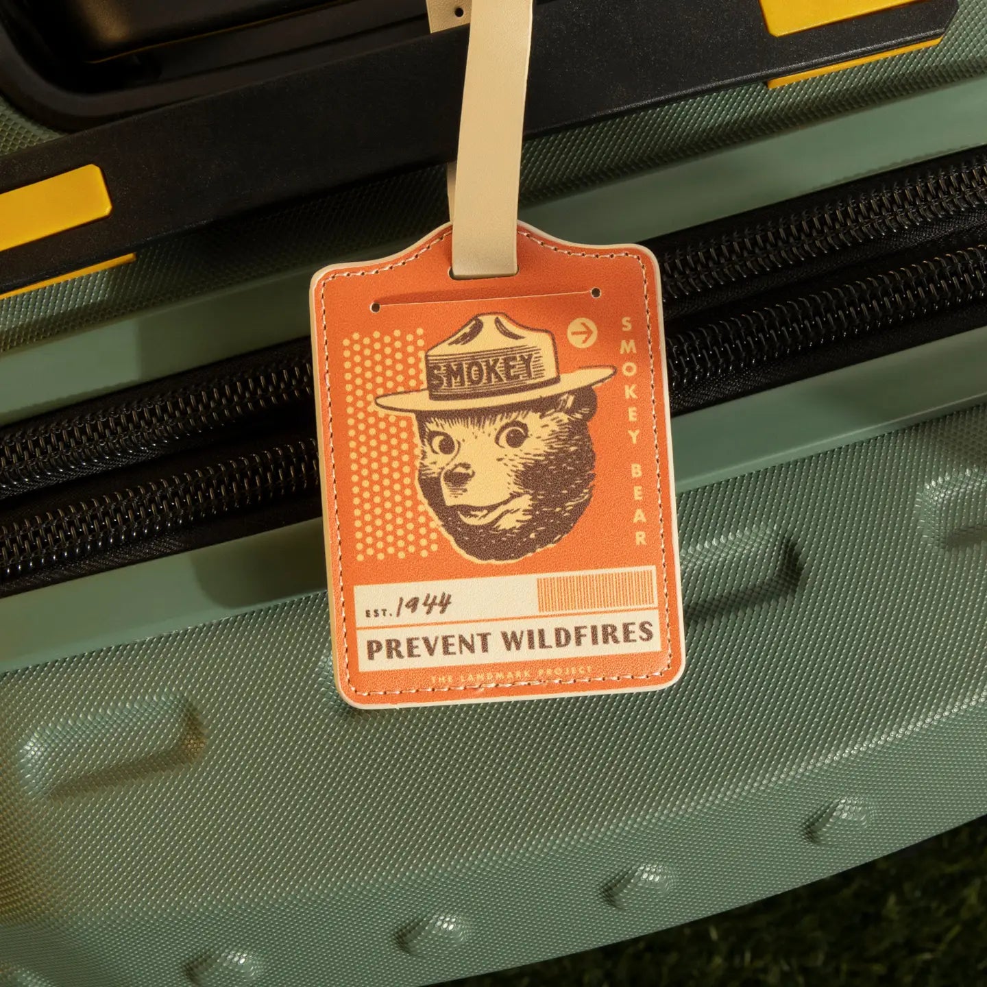 The Landmark Project Smokey Bear Gear Luggage Tag