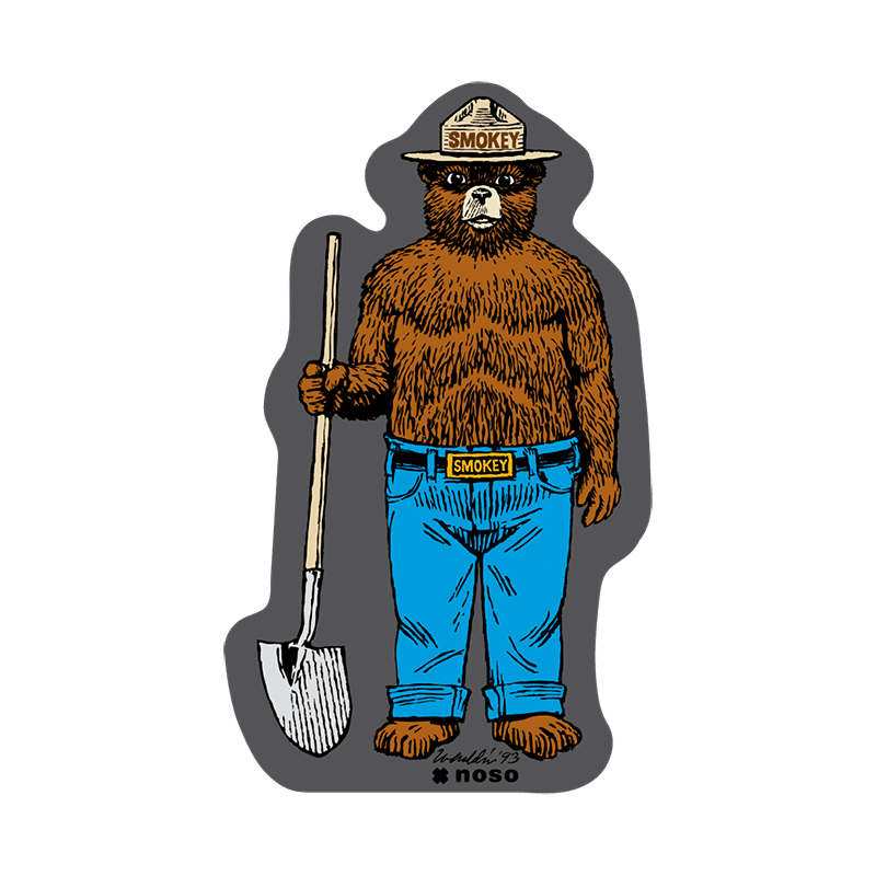 Smokey Bear Digs x NoSo Repair Patch