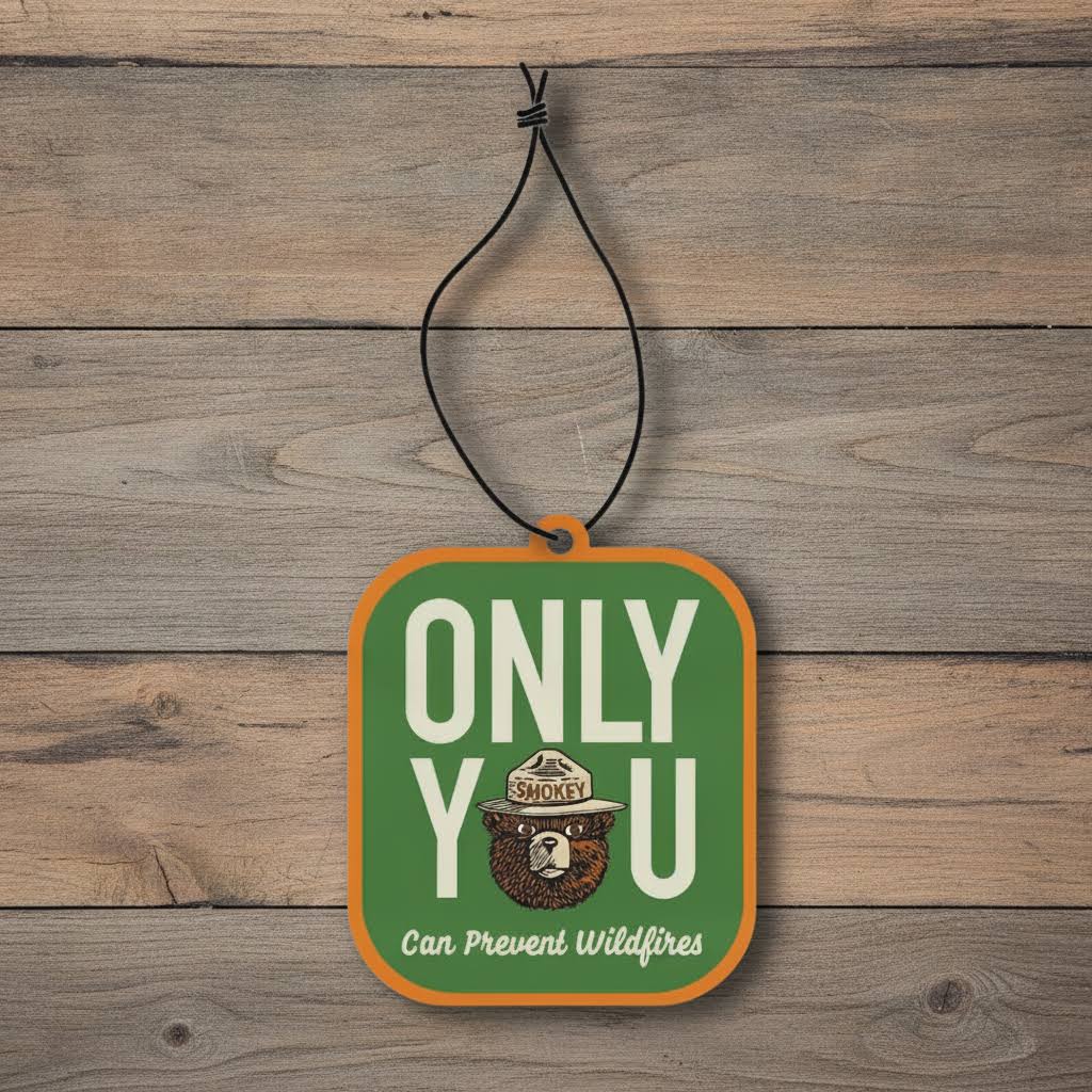 Good & Well Supply Co Spruce & Cedar - Smokey Bear Air Freshener