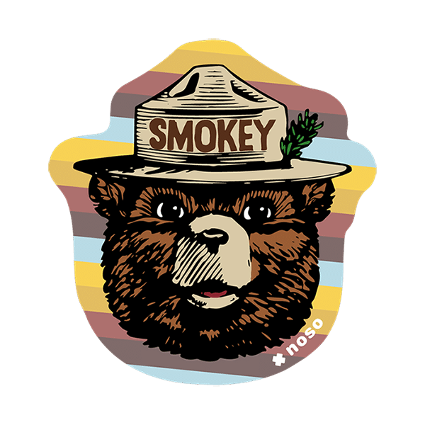 Smokey Bear Vibes Logo x NoSo Repair Patch
