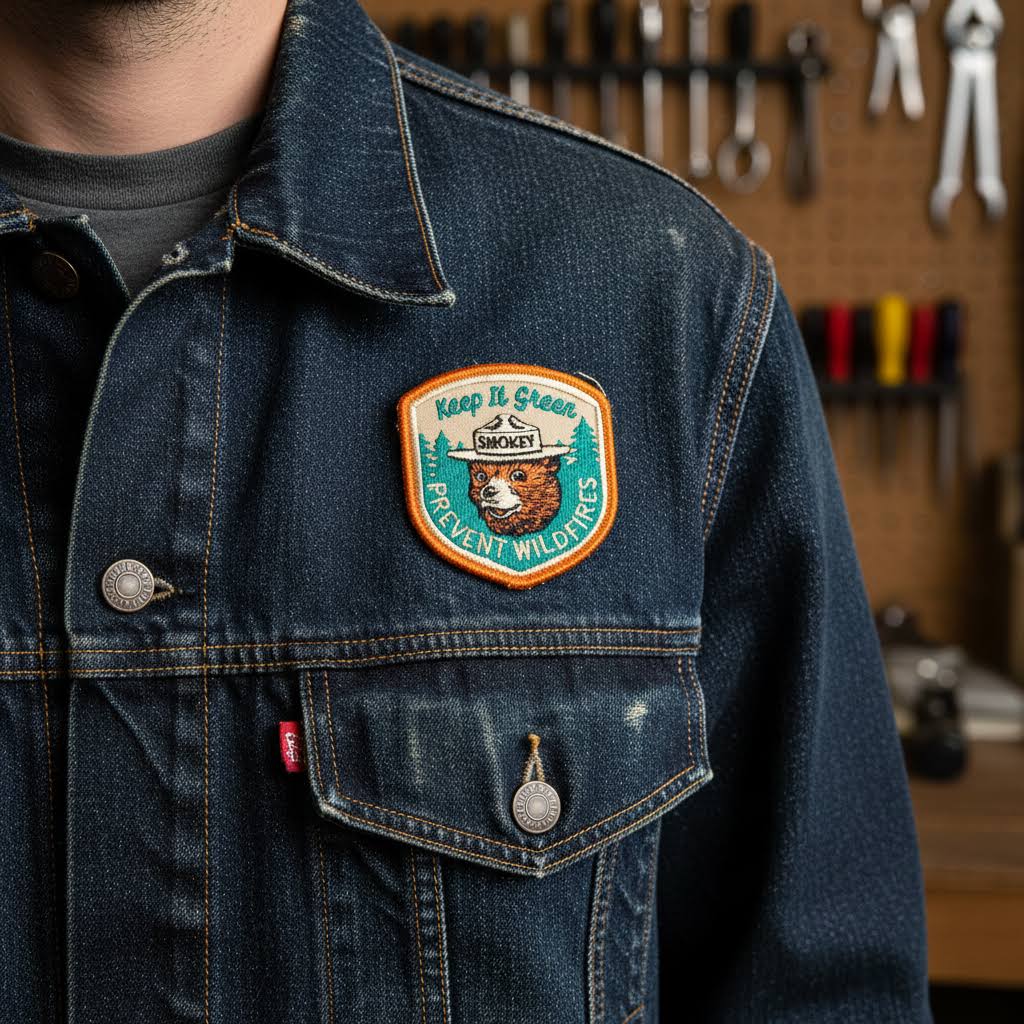 The Landmark Project Smokey Bear Patch - Keep It Green