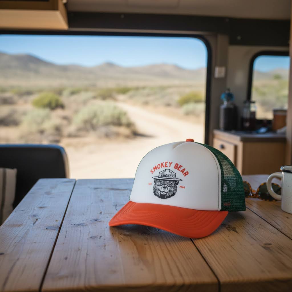 The Landmark Project Smokey Bear Varsity Mesh Cap