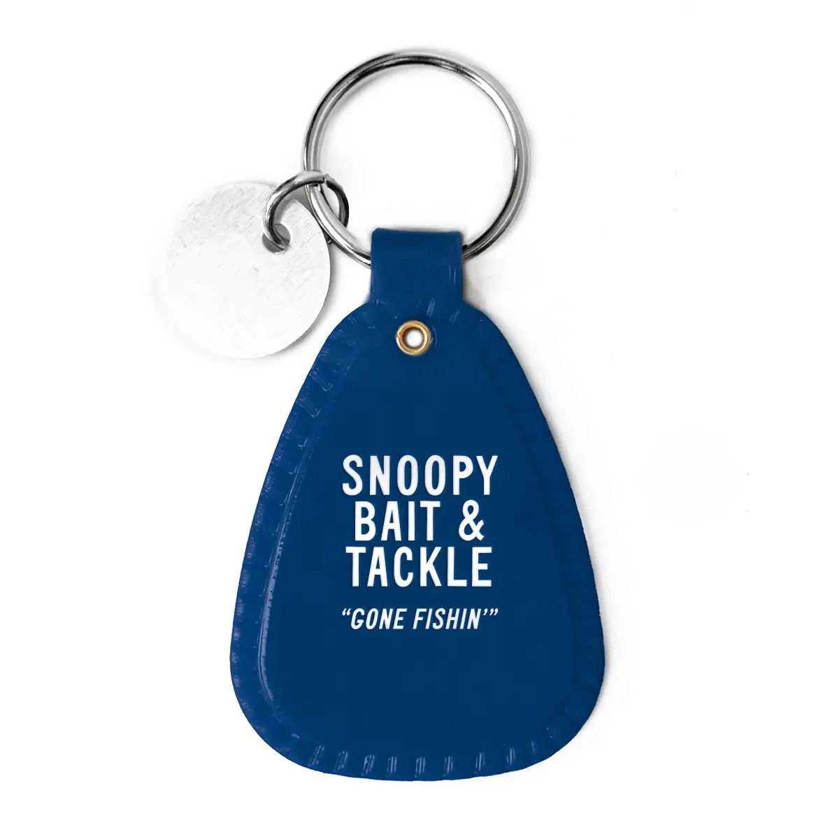 Three Potato Four x Snoopy Fisherman Saddle Keychain
