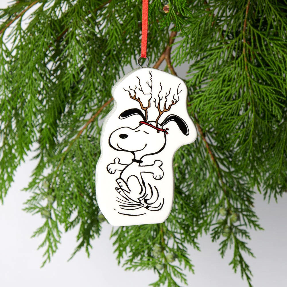 Magpie Gifts Snoopy Christmas Bauble - Antlers