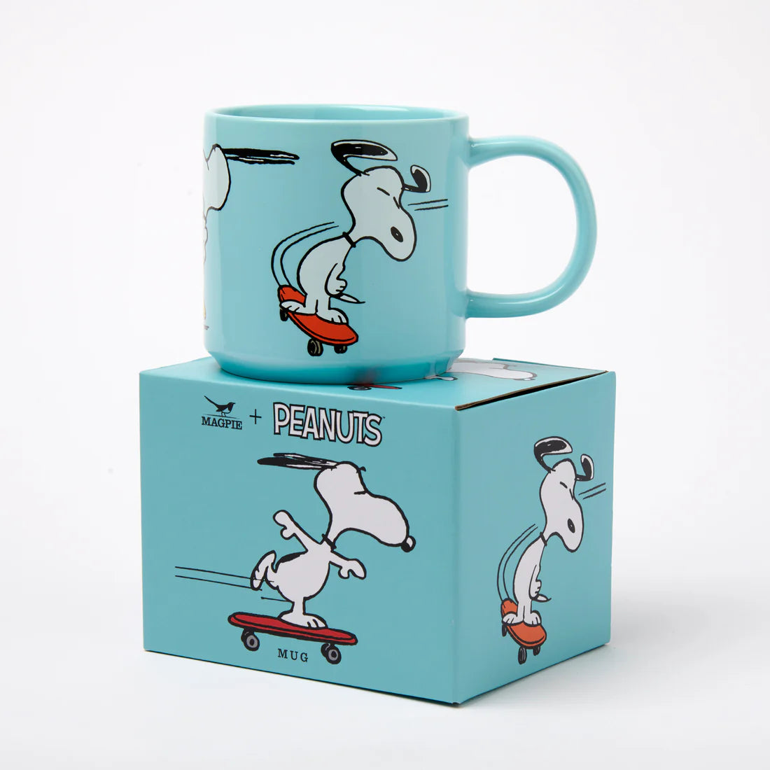 Magpie Gifts Snoopy Blue Mug - Skateboard