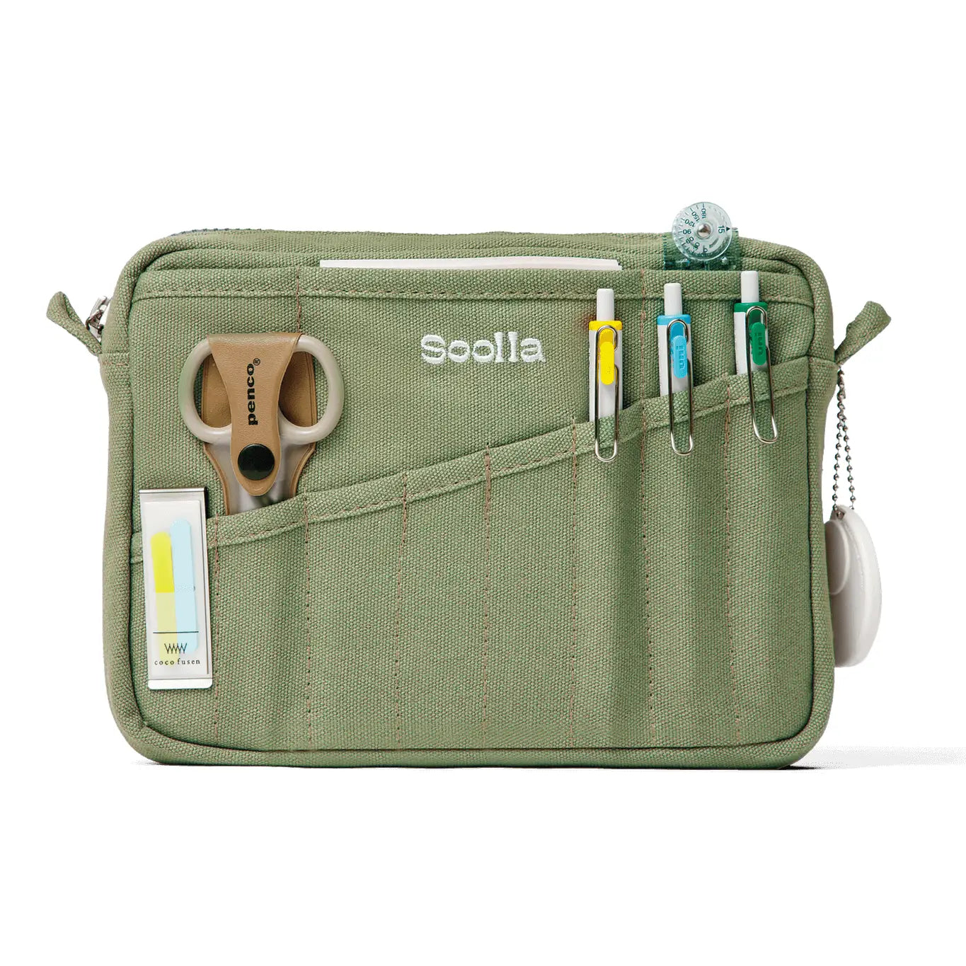 Soolla® Studio Artist Stationery Pouch -  Ganja Green